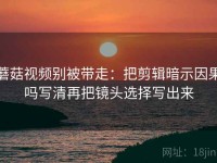蘑菇视频别被带走：把剪辑暗示因果吗写清再把镜头选择写出来